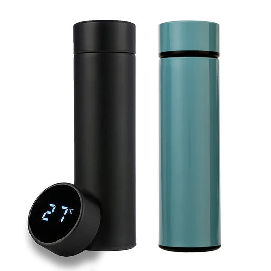Smart Stainless Steel Temperature-Controlled Water Bottle